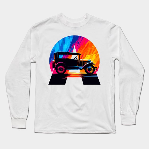 Ford Model A Long Sleeve T-Shirt by Vehicles-Art